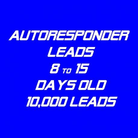 Autoresponder Leads-8-15 Days Old-10K Leads