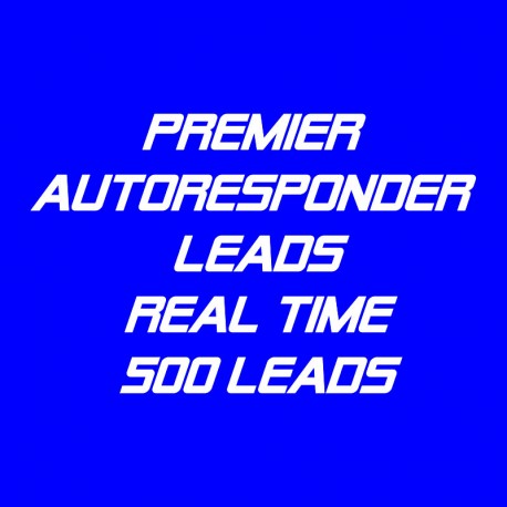 Premier Autoresponder Leads-Real Time-500 Leads
