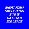 Short Form Single Optin-8-15 Days Old-300 Leads