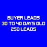 Buyer Leads-30-40 Days Old-250 Leads