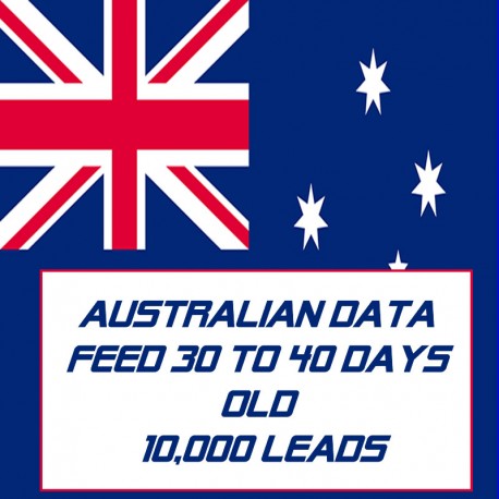Australian Data Feed-30-40 Days Old-10K Leads