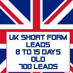 UK Short form leads-8-15 Days Old-700 Leads