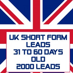 UK Short form leads-31-60 Days Old-2000 Leads