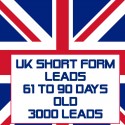 UK Short form leads-61-90 Days Old-3000 Leads