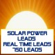 Solar Power Leads Real Time Leads