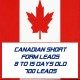 Canadian Short form leads-8-15 Days Old-700 Leads