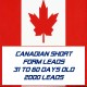 Canadian Short form leads-31-60 Days Old-2000 Leads