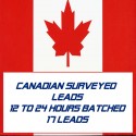 Canadian Surveyed Leads-12-24 Hours Batched-17 Leads