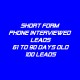 Short form Phone Interviewed Leads-61-90 Days Old-100 Leads