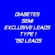 Diabetes Semi-Exclusive Leads Type 1