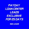 Payday Loan Center Leads Exclusive for 25 Days